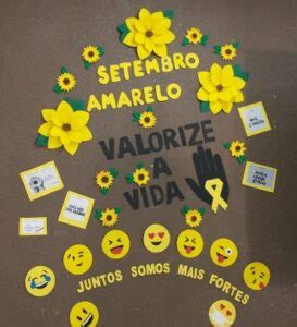 Setembro Amarelo Ideias Criativas Cartazes - Decoração Setembro Amarelo – 40 Ideias Espetaculares!