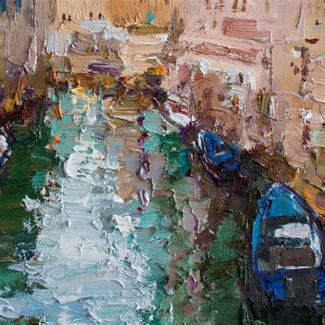 Italy Original Oil Painting Impasto Art By Anastasiya Valiulina