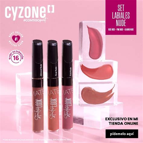 Set Nude Studio Look Maquillaje Suave Cyzone Esika Labiales