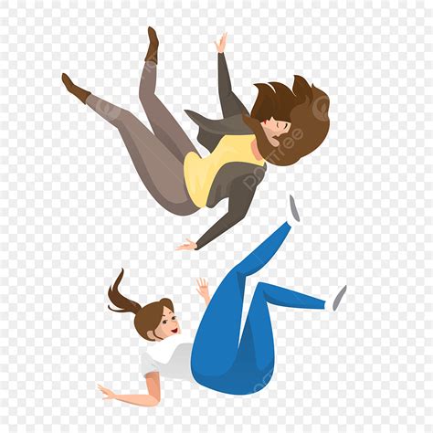 Falling From Clipart Hd Png Character Material Falling From The Sky