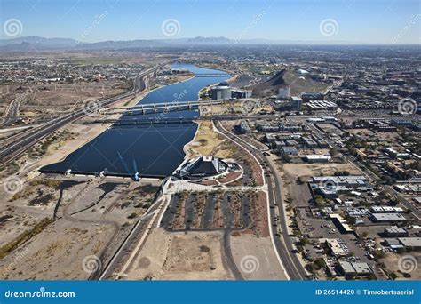 Tempe Town Lake stock photo. Image of park, peaks, tempe - 26514420