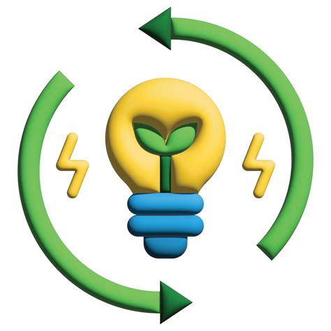 3d Illustration Save Energy In Mother Earth Day Set 20964241 Png