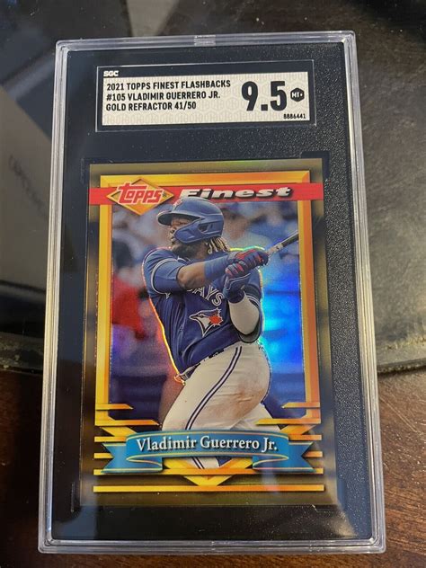 Vladimir Guerrero Jr Gold Refractor Topps Finest