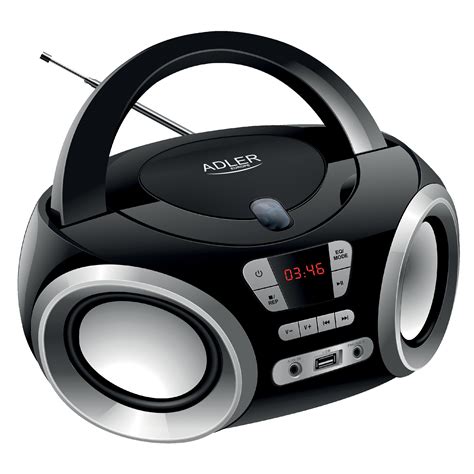 RADIO ODTWARZACZ BOOMBOX CD MP3 USB ADLER AD1181 Sklep Opinie Cena