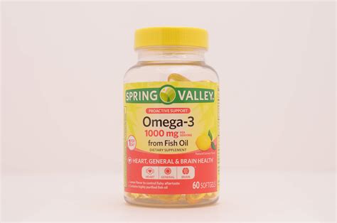 Spring Valley Omega Mg From Fish Oil Softgels Lifeirl