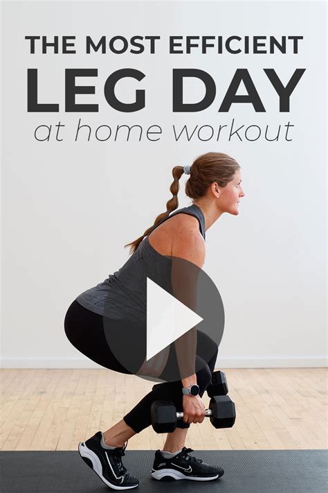 10 Minute Leg Workout At Home Video Nourish Move Love