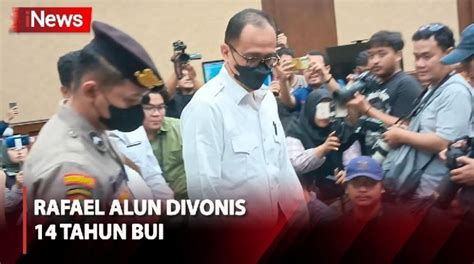 Rafael Alun Divonis Tahun Penjara Ini Tanggapan Ditjen Pajak