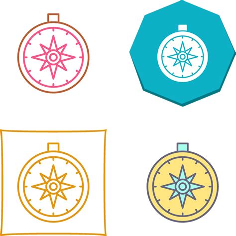 Compass Icon Design 44035307 Vector Art At Vecteezy