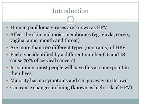 Ppt Human Papilloma Virus Hpv Powerpoint Presentation Free Download Id3564865