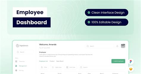 Employee Dashboard, Graphic Templates - Envato Elements