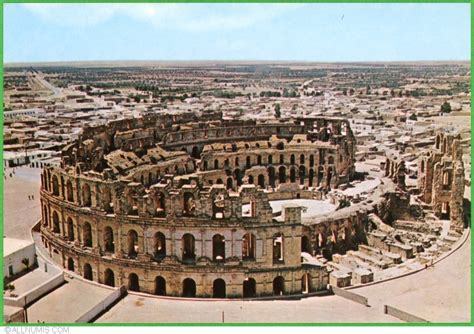 El Djem - Roman Amphitheatre, El Djem - Tunisia - Postcard - 37363