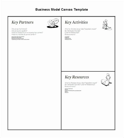 Business Model Canvas Template Word | Latter Example Template