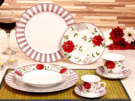 Aparelho De Jantar Lyon Pe As Em Porcelana Casa Ambiente