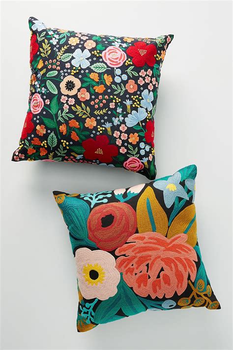 Colorful Floral Throw Pillows for Home Decor