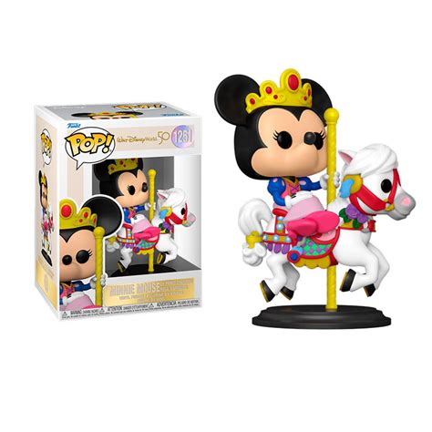 Funko Pop Minnie Mouse En Carrosuel 1251 Disney Frikimon Es