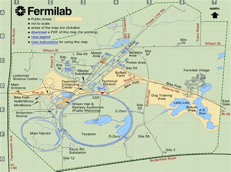 Fermilab Campus Map