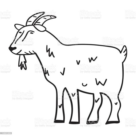 Goat Farm Animal Stock Illustration Download Image Now Agriculture