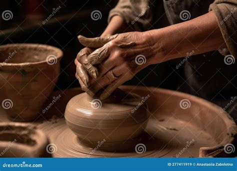 Hands Molding Pie Dough Royalty Free Stock Photography Cartoondealer