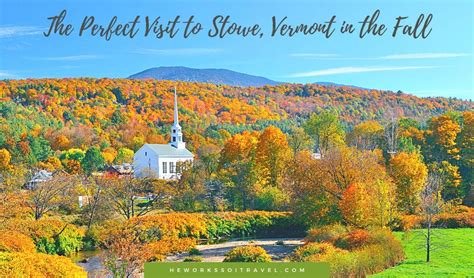 Stowe Vermont Fall Foliage 2024 Season - Mabel Ramona