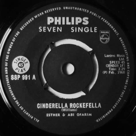 Esther & Abi Ofarim – Cinderella Rockefella (1968, Vinyl) - Discogs