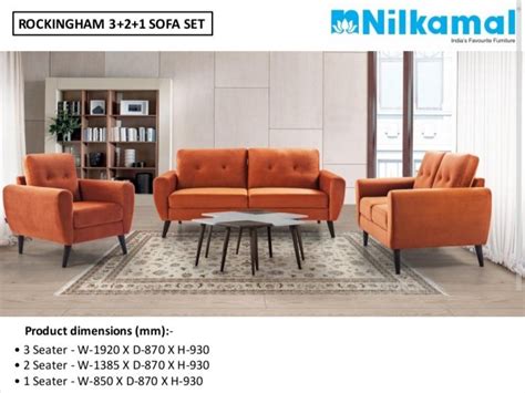 Nilkamal Sofa Set, 5 Seater, Fabric at ₹ 50000/set in Hyderabad | ID ...