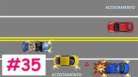 TRANSITAR NO ACOSTAMENTO ULTRAPASSAR NO ACOSTAMENTO CURSO DE