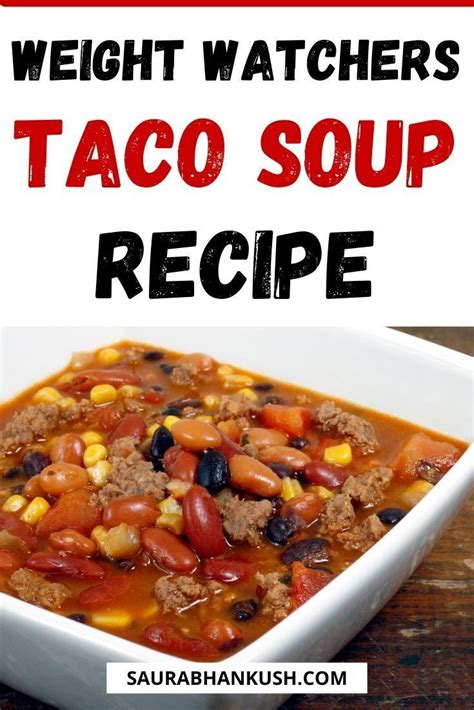 Weight Watchers Taco Soup Recipe Recettes