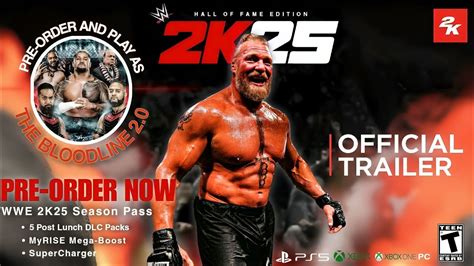 WWE2K25 Official Announce Trailer YouTube