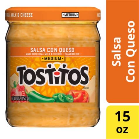 Tostitos Medium Salsa Con Queso Dip 15 Oz Harris Teeter