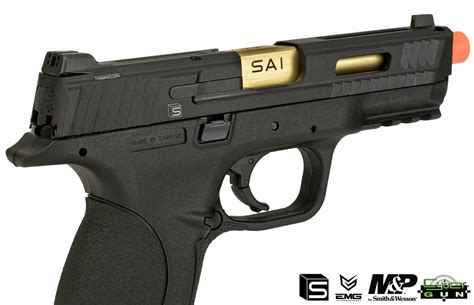 EMG SAI Smith Wesson Licensed M P 9 Full Size Airsoft GBB Pistol