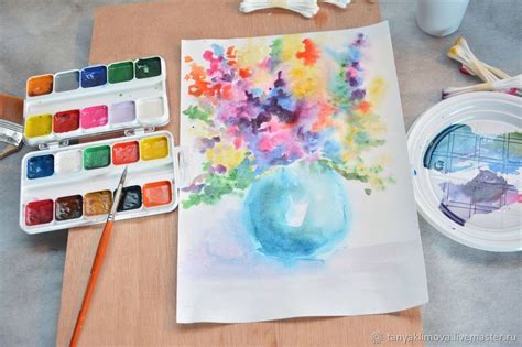 Рисунки акварелью для детей 5 лет: Первые рисунки красками (29 фото ...