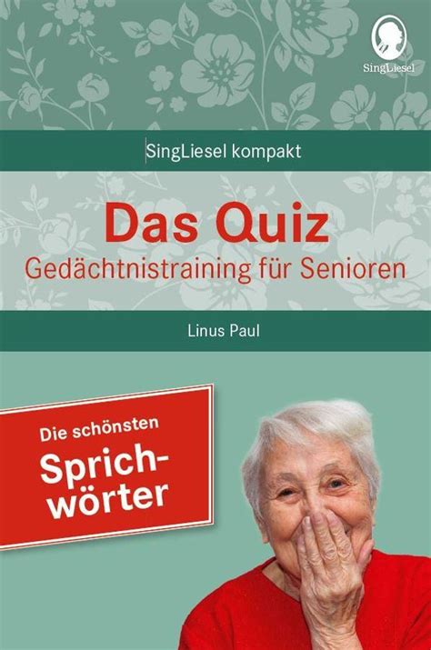 Beliebte Sprichwörter Das Gedächtnistraining Quiz für Senioren Ideal