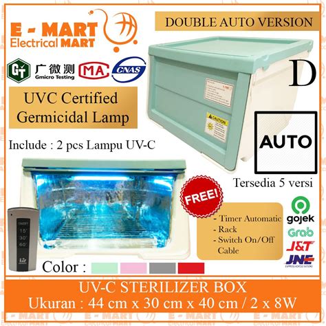 Jual PROMO Box Sterilisasi Dengan UVC Lamp Sterilizer Box UVC Anti