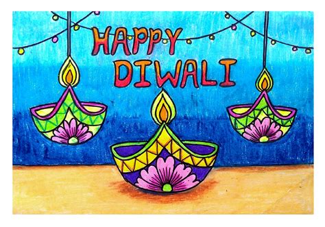 Diwali Pictures For Drawing