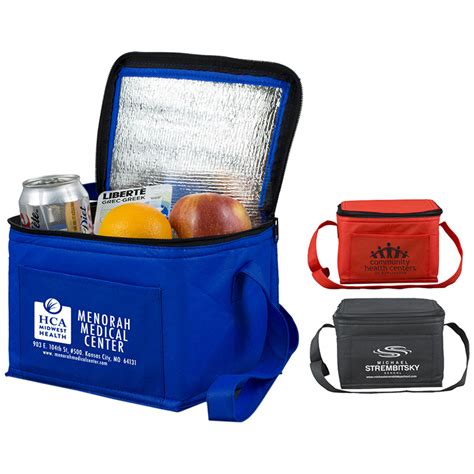 6 Pack Customized Insulated Cooler