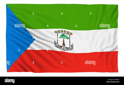 Equatorial Guinea National Flag High Resolution Stock Photography And