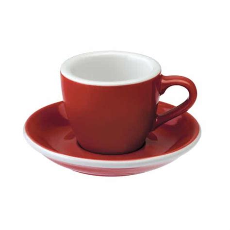 Tazas Para Caf Espresso Roja Egg Ml Loveramics Red