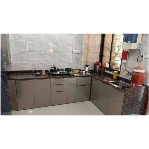 L Shape Pvc Kitchen Cabinet Base Mounted At Sq Ft In Ahmedabad