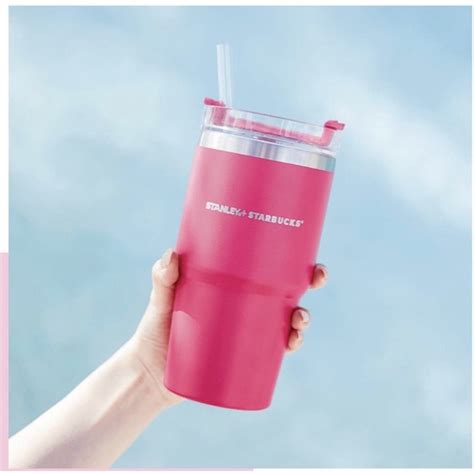 Starbucks Stanley Hot Pink Color สีบานเย็น Shopee Thailand