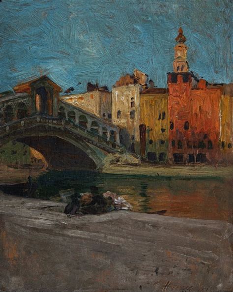 Gyula Hary | Ponte di Rialto | MutualArt