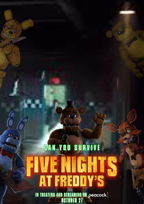 Fnaf Movie Poster Fanmade By Thegrimreaper912 On Deviantart