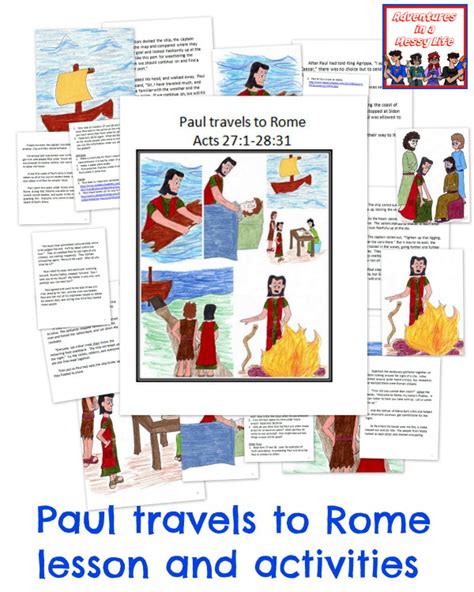 Paul's journey to Rome lesson