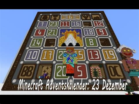 Minecraft Adventskalender Dezember Youtube