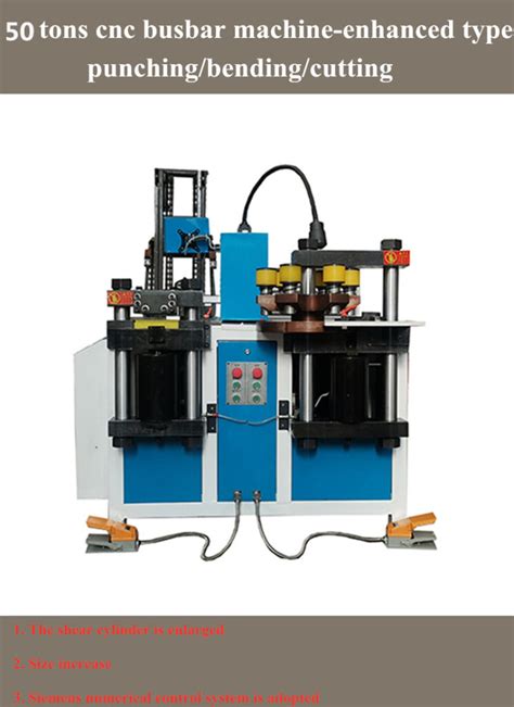 In Cnc Busbar Copper Bending Cutting And Punching Machine Golden