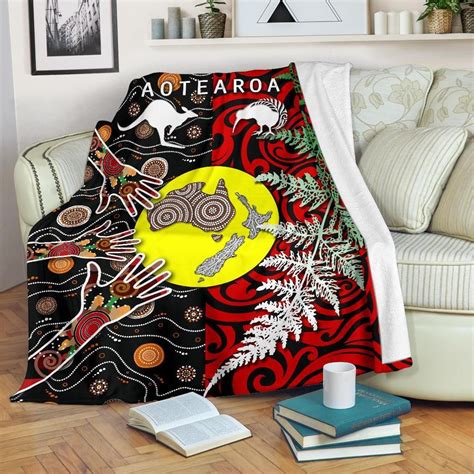 Aio Pride New Zealand Australia Premium Blanket Maori Aboriginal