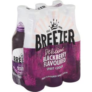 Bacardi Breezer Blackberry Flavoured Spirit Cooler Bottles X Ml