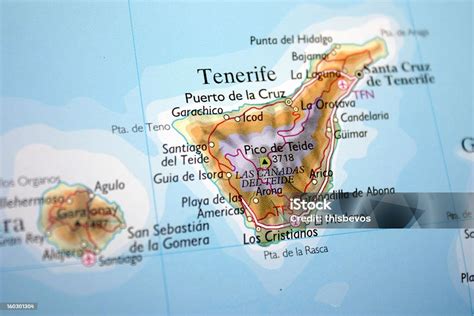 Map Showing Tenerife Stock Photo Download Image Now Map Tenerife