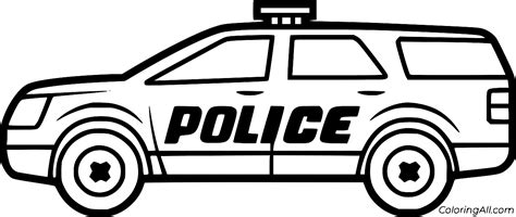 Police Car Coloring Pages 59 Free Printables Coloringall