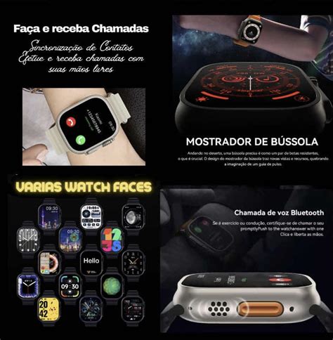 Smartwatch Hw Ultra Max Serie Full Amoled Nfc Luiz Eletronicos