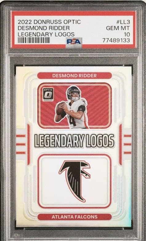 Desmond Ridder Optic Ll Legendary Logos Price Guide Sports